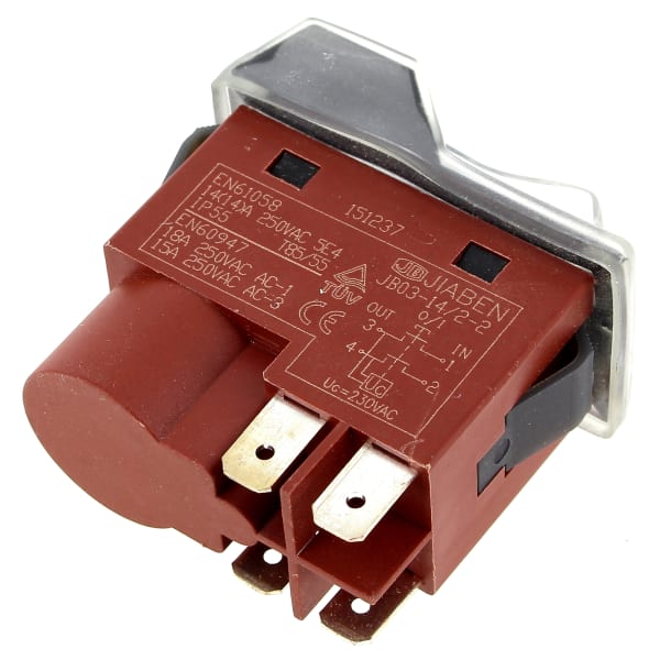 Interrupteur 4 cosses marche - arret FA13100639 grand format (2 / 2)