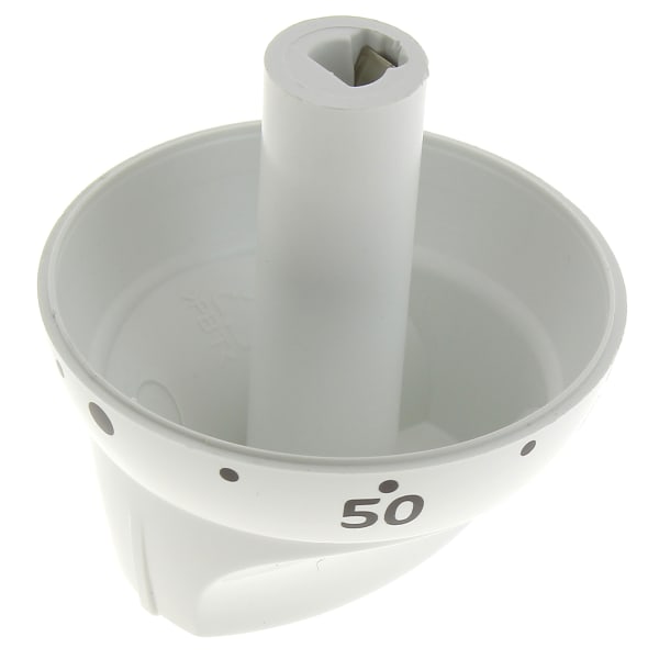 Bouton programmateur blanc grand format (2 / 2)