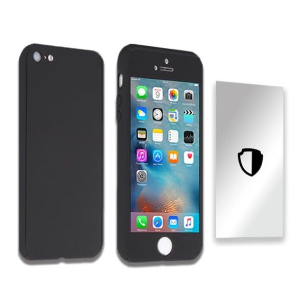 Coque 360°noire pour iphone 7 plus grand format (1 / 1)
