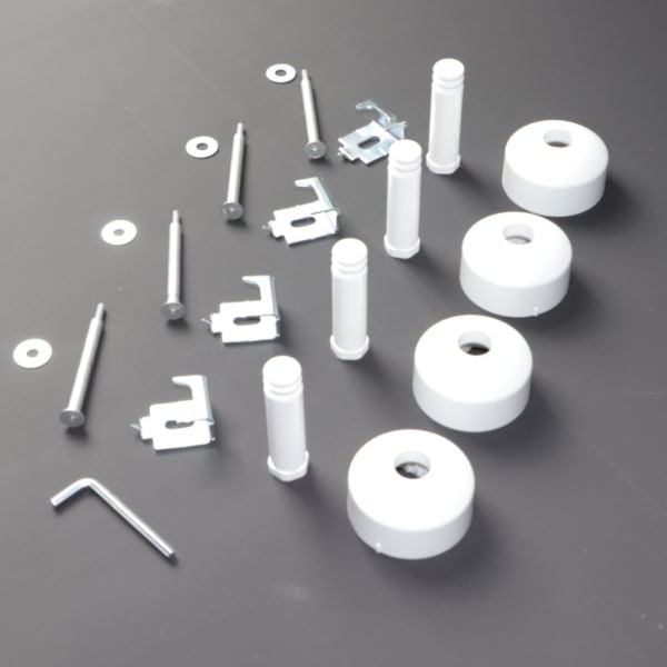 Kit support mural long blanc, 098896 grand format (1 / 1)