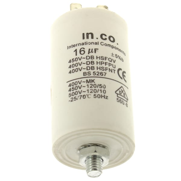 Condensateur 16µf, 400v, 481912118284 grand format (1 / 2)