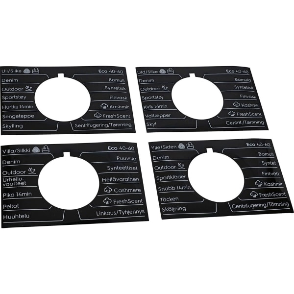 Plaque de programmes adhésive 140108512314 grand format (1 / 2)
