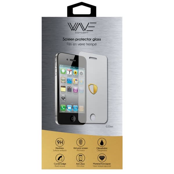 Film en verre trempe iphone 4/4s grand format (1 / 1)