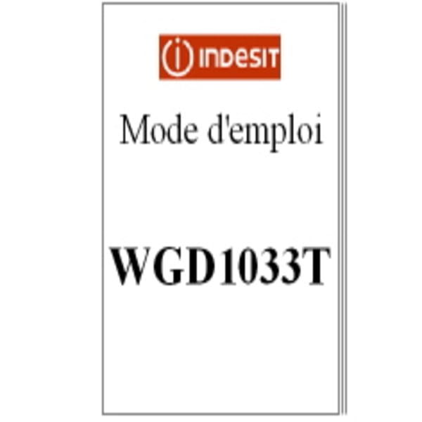 Mode d'emploi wgd1033t grand format (1 / 1)