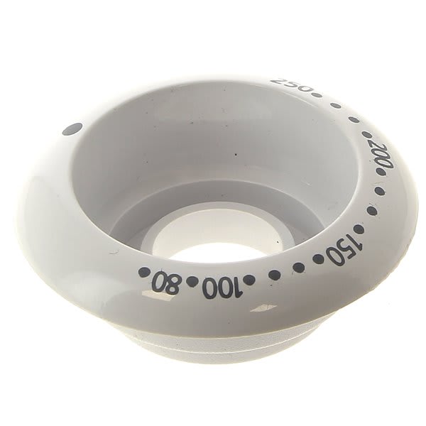 Disque bouton thermostat blanc grand format (1 / 3)