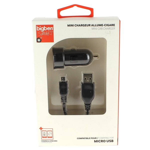 Chargeur allume cigare micro usb grand format (1 / 1)