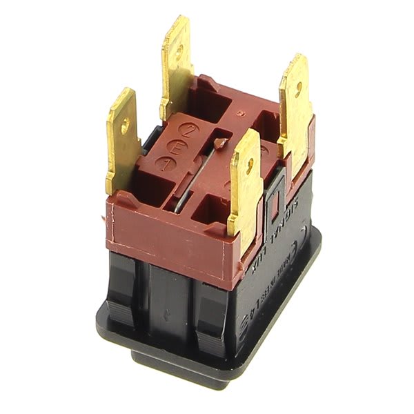 Interrupteur 4 cosses noir 579318-00 grand format (2 / 2)