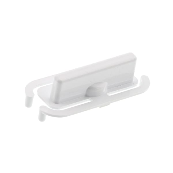 Bouton blanc rectangulaire 140060366014 grand format (1 / 2)
