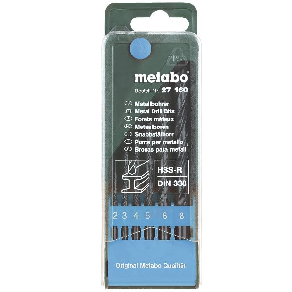 Coffret 6 forets metaux hss-r / din338 grand format (1 / 1)