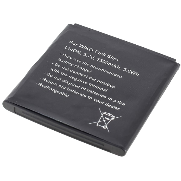 Batterie 3,7v 1500mah wiko cink slim* grand format (1 / 2)