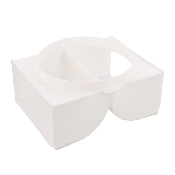 Déflecteur en plastique blanc 192x80x152mm d=150mm 32933202 grand format (2 / 2)