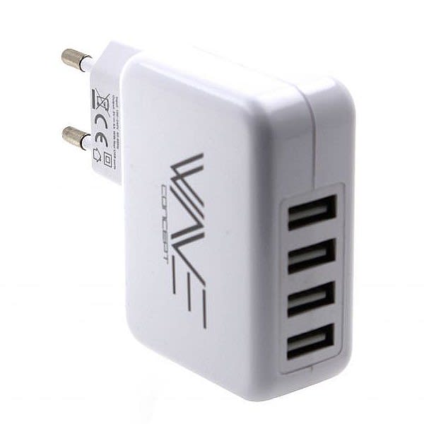 Chargeur secteur 4 usb grand format (1 / 1)