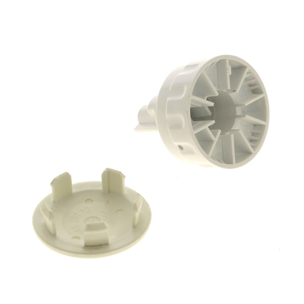 Bouton programmateur/thermostat blanc grand format (2 / 2)