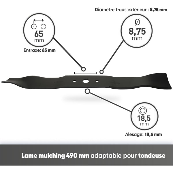 Lame l=49cm 182004346/0 , 1136-1029-01 grand format (3 / 3)
