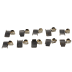 Clips bouton par 10 (1 / 2)
