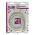 Tuyau flexible douche blanc/metal 1,50m (1 / 1)