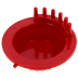 Bouton variateur rouge RS-RT3058 (2 / 2)