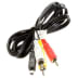 Cordon 3 rca mâle-fiche sony 10 pin 1,5m (1 / 1)