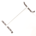Support mural gris étoile 1000w b + ver., 098735 (2 / 2)
