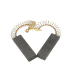 Charbons par 2  13x43x5 00616505 origine (6 / 6)