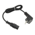 Cordon alimentation noir 1m ts-01020680 (1 / 6)