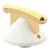 Bouton blanc/or (1 / 1)