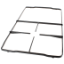 Grille fonte 1 feu + plaque (1 / 1)