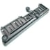 Support gauche + roulettes panier sup C00866230 (1 / 1)