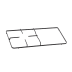 Grille de support droite 140156481024 (1 / 2)