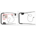 Guidon supérieur complet + boitier 341313103903 (1 / 1)