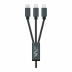 Cable 3 en 1 micro usb+lightning+usb-c (1 / 1)