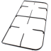 Grille fonte 2 feux 540x254 (1 / 1)