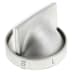 Bouton de plaque blanc/inox 12h (2 / 3)