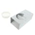 Déflecteur métallique 286x140x100mm 80943475 (1 / 2)