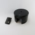 Capot latéral noir d.185x120 + support, 022648 (1 / 2)