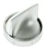 Bouton de plaque blanc/inox 12h (1 / 3)