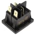 Interrupteur 4 cosses noir protege 490872 (2 / 2)
