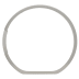 Cerclage de hublot exterieur gris (1 / 2)