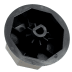 Bouton noir 12h (2 / 2)
