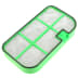 Filtre + boitier vert rs-rt3587 (1 / 2)