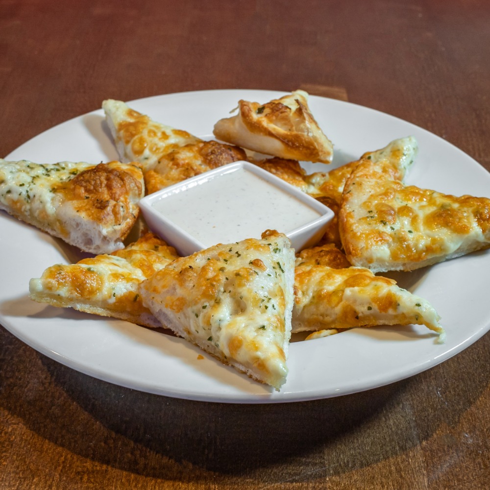 Garlic and Cheese Wedges