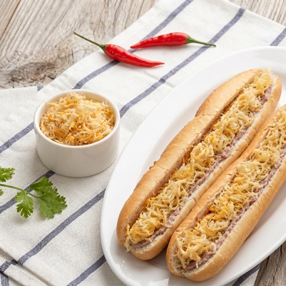 Baguette Stick with Pate (Banh mi que)