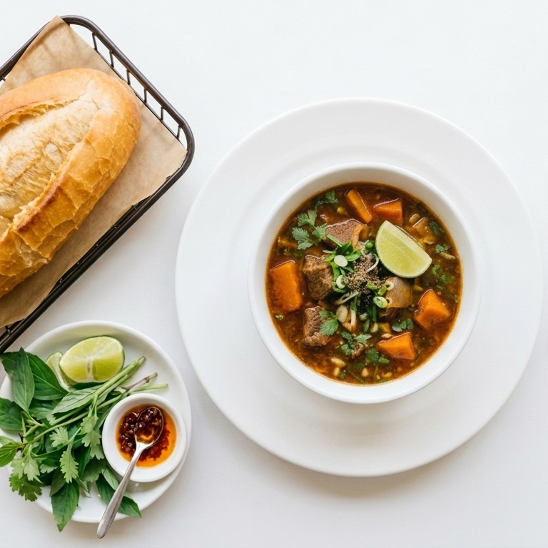 Beef Stew With Baguette