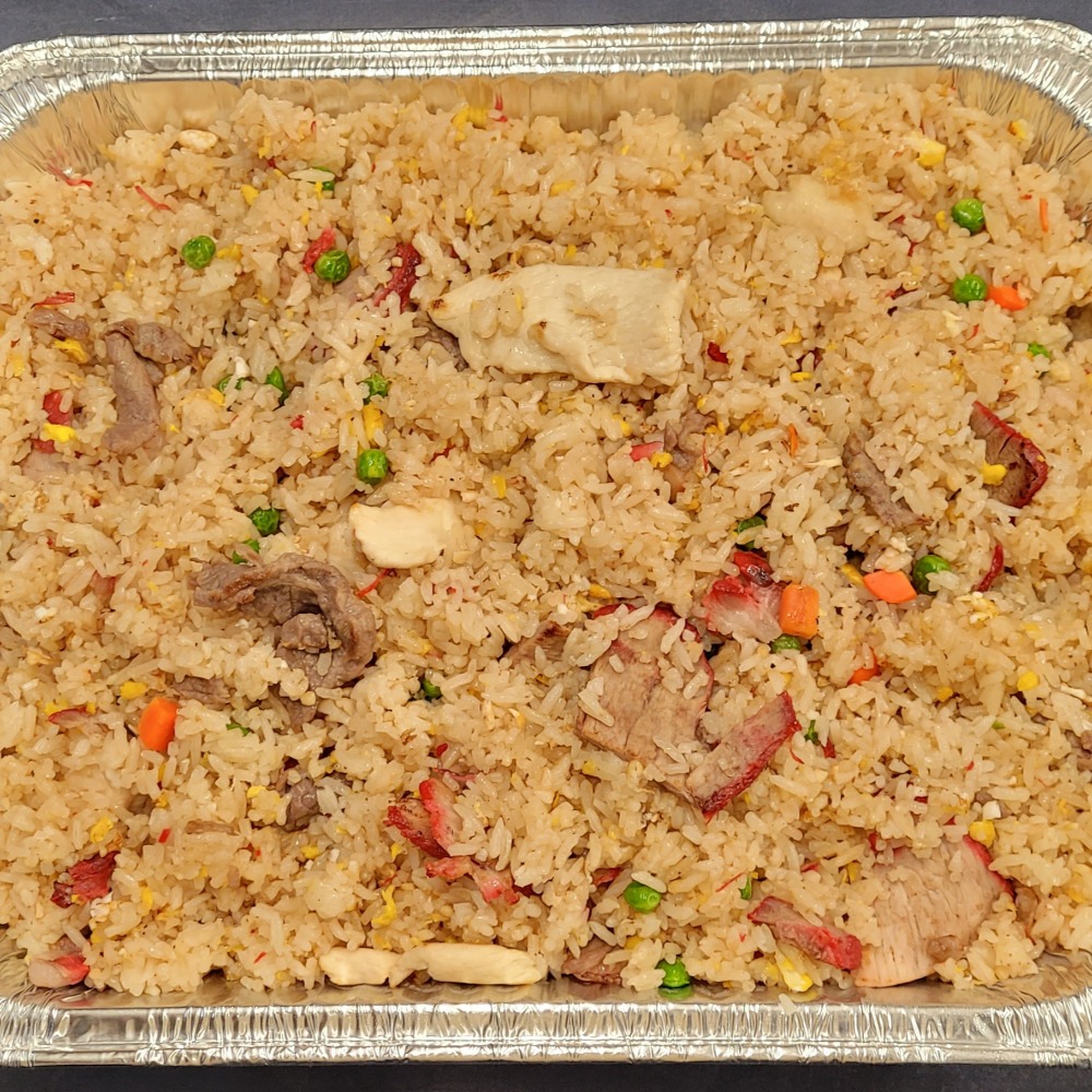 BBQ Pork - Tray of Fried Rice