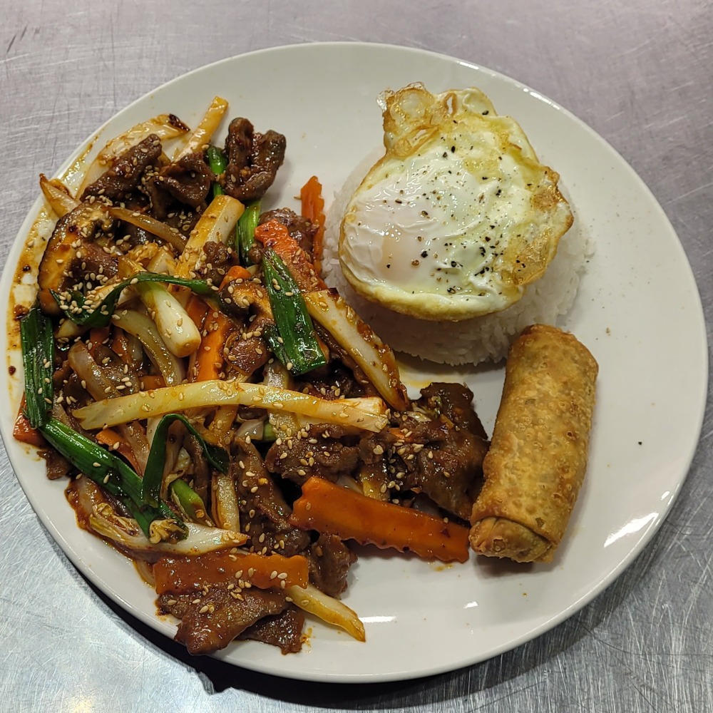 Least Spicy as Possble - SPICY-KOREAN BEEF W/ VEGETABLES