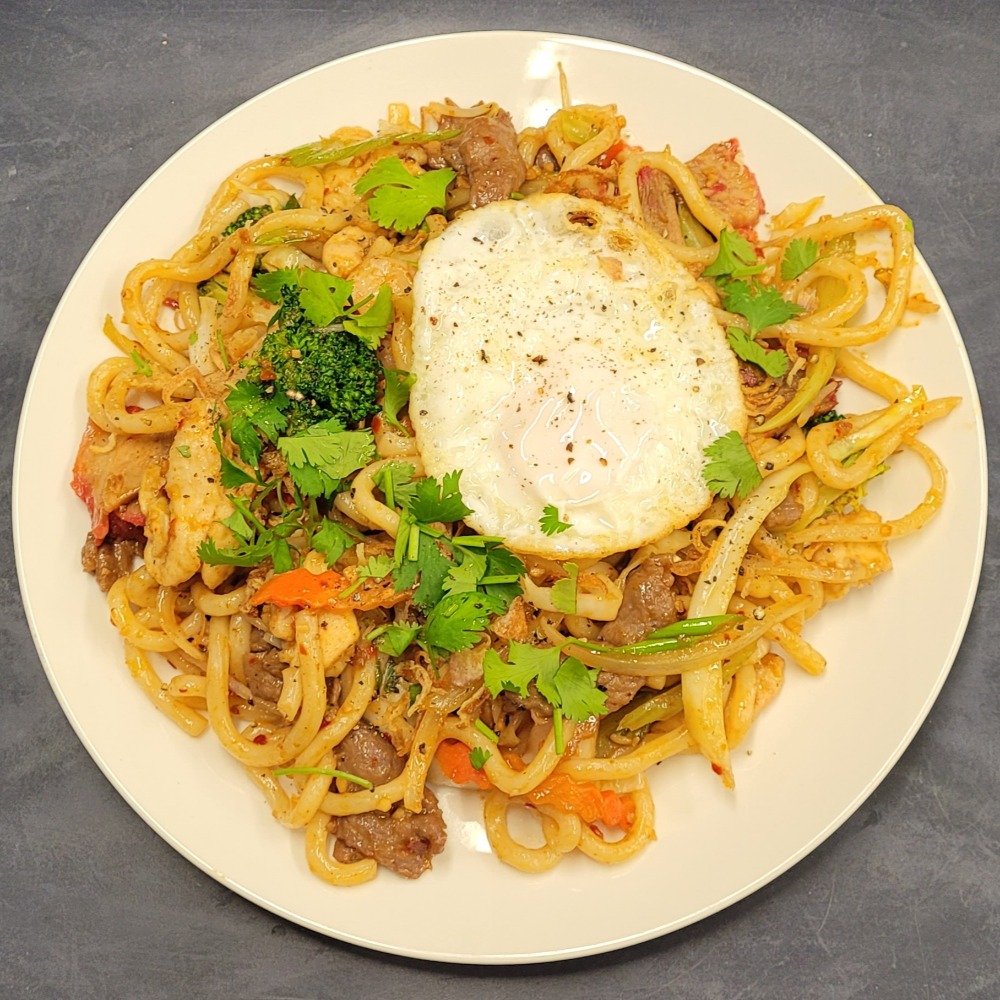Less Spicy - "Spices of Life" Stir-Fry Udon