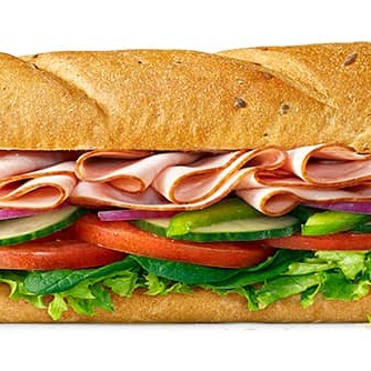 6" Black Forest Ham Sub