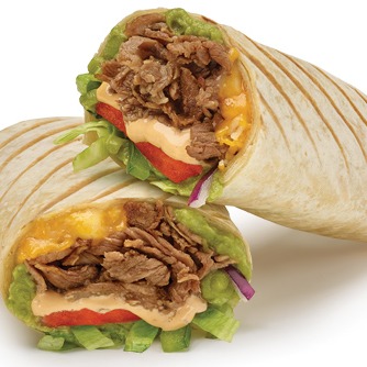 Chipotle Steak and Guacamole Large Grilled Wrap