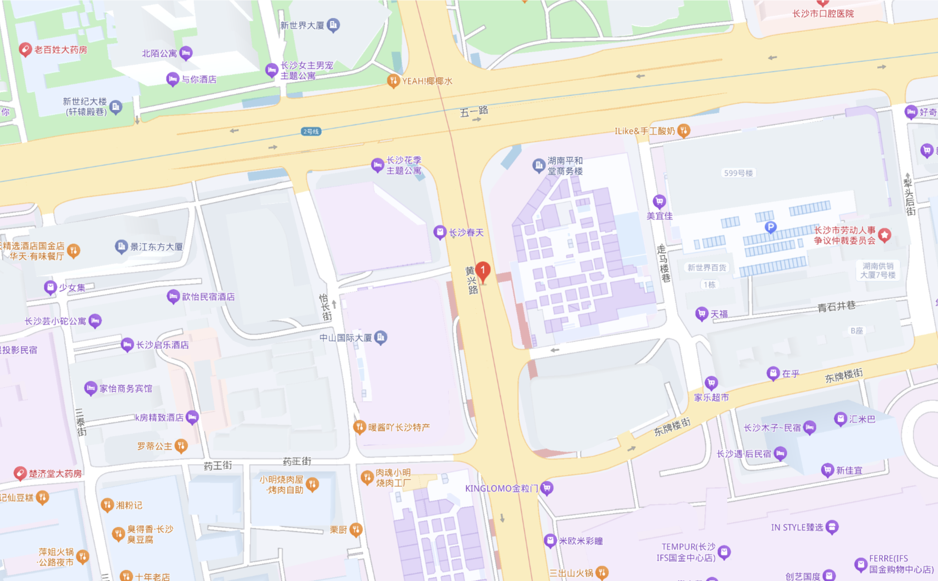 Wuyi Square map