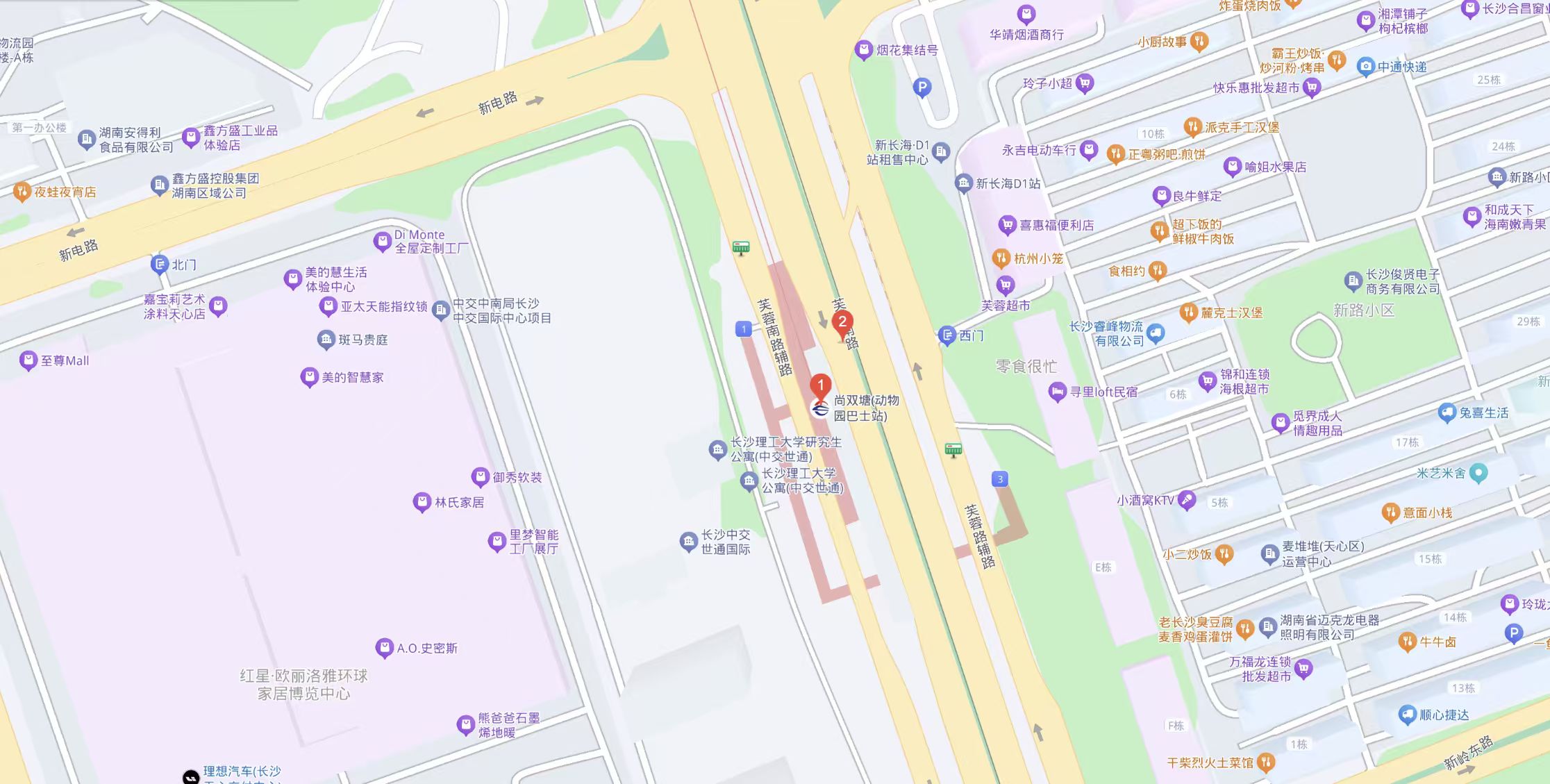 Shangshuangtang map